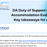 DA Duty of Support in Safe Accommodation Evaluation: Key Takeaways